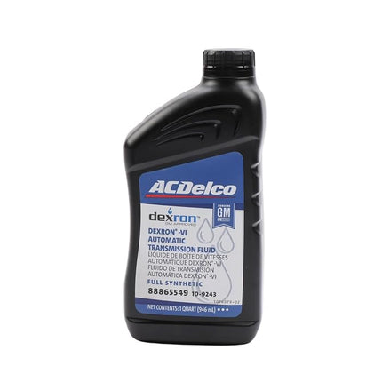 ACDelco GM Original Equipment 10-9243 (88865549) Dexron VI Full Synthetic Automatic Transmission Fluid - 1 qt (Pack of 12)