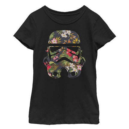 STAR WARS Girls T-Shirt, Black//Storm Flower, S