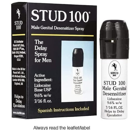 Stud 100 Male Genital Desensitizer Spray, 7/16- Fl. Ounce Box (Pack of 1
