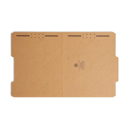 Smead Fastener File Folder, 2 Fasteners, 2/5-Cut Tab Right of Center Position, Letter Size, Kraft, 50 per Box (14882)