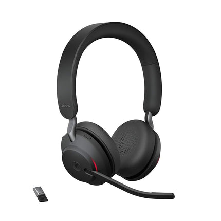 Jabra Evolve2 65 Wireless PC Headset – Noise Cance