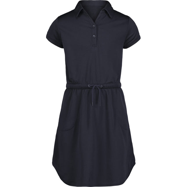 Nautica Girls' School Uniform Short Sleeve Polo Dr