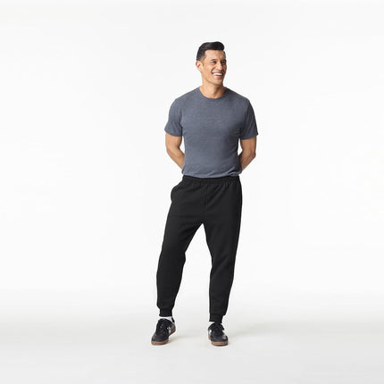 Gildan Men's Fleece Jogger, Style G18250 Sweatpants, Black, Small
