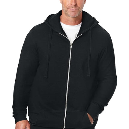 KingSize Men's Big & Tall Fleece Zip-front Hoodie 