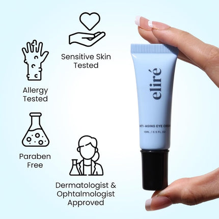 Eliré Anti-Aging Eye Cream - Smooths Wrinkles, Firms and Hydrates