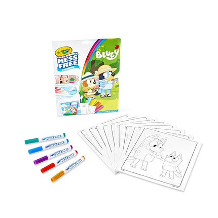 CRAYOLA Bluey Colour Wonder Colouring Set, 18 Colouring Pages, Mess Free Colouring for Toddlers, Toys & Gifts for Kids