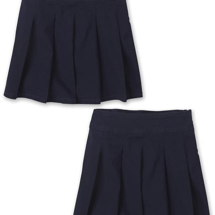 The Children's Place Girls' Pleated Skort 2-Pack, Tidal 2 Pack, 6-7 Slim