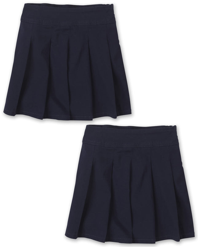 The Children's Place Girls' Pleated Skort 2-Pack, 
