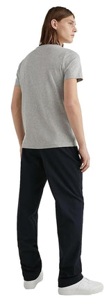 Tommy Hilfiger Men's Short-Sleeved Core Tommy Logo Crew Neck T-Shirt, Smoke Grey, XL