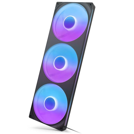 NZXT F420 RGB Core - 420mm Single-Frame RGB Fan Unit - Black