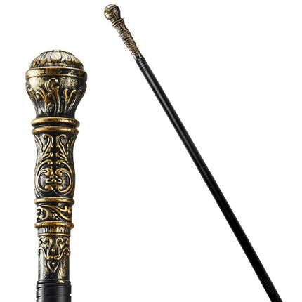 JOYIN Halloween Staff, Elegant Vintage Gold Walkin