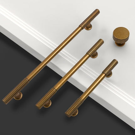 Asidrama 10 Pack 5 Inch(128mm) Antique Brass Cabinet pulls Kitchen Cabinet Handles, Cabinet Pull Kitchen Cabinet Hardware for Cupboard Drawer Pulls