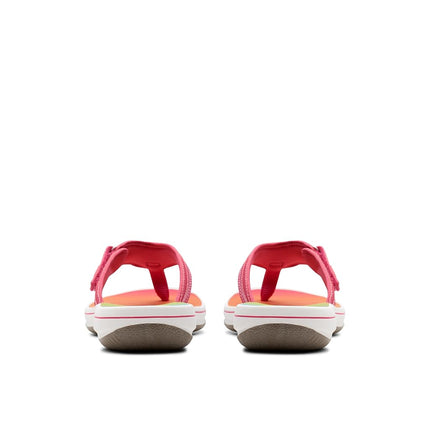 Clarks Women's Breeze Sea Flip-Flop, Bright Pink Ombre, 9.5 UK