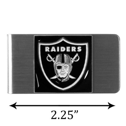 Siskiyou Sports NFL Oakland Raiders Steel Money Clip