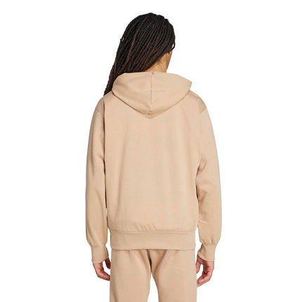 adidas Men's Essentials Feelcozy Fleece Hoodie, Warm Sandstone/Black, S Tall