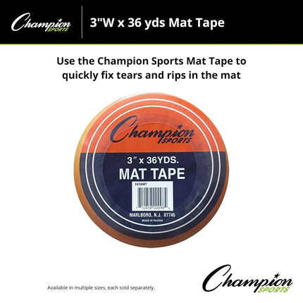 Champion Sports 3-Inch x 36-Yard Mat Tape