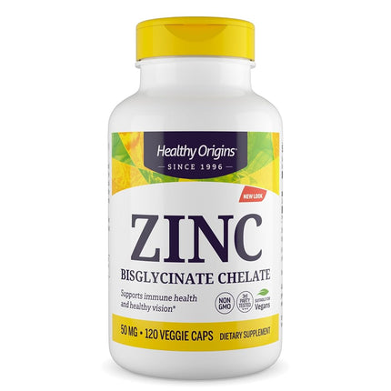 Healthy Origins Zinc Bisglycinate Chelate 50 Mg, 1