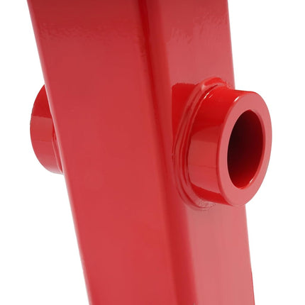ALMULOO Attelage 3 points pour tracteurs de catégorie 1, capacité de 1360 kg avec attelage de remorque de 5 cm, boule d'attelage de 4,76 cm, rotules d'attelage, rouge