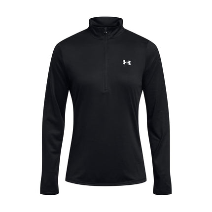 Under Armour Women's Tech 1/2 Zip- Solid Shirt Black