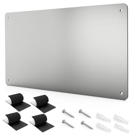 17.7" x 11.8" Stainless Steel Magnetic Board - Mag