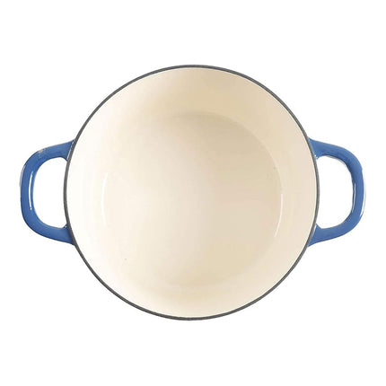 Cocotte hollandaise ronde en fonte émaillée Crock-Pot Artisan, 6,6 litres, bleu saphir