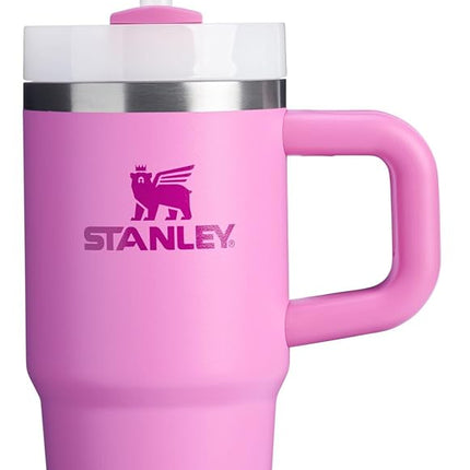 STANLEY Quencher H2.0 Tumbler with Handle and Straw 14 oz | Flowstate 3-Position Lid | Cup Holder Compatible for Travel | Insulated Stainless Steel Cup | BPA-Free | Peony