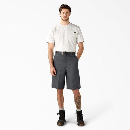 Dickies Men's 13-inch Multi-use Pocket Work Shorts, Charcoal Grey, 38 UK