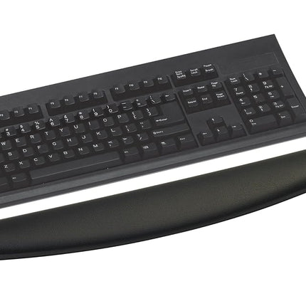 3M Gel Wrist Rest Leatherette Black WR309LE with Antimicrobial Product Protect