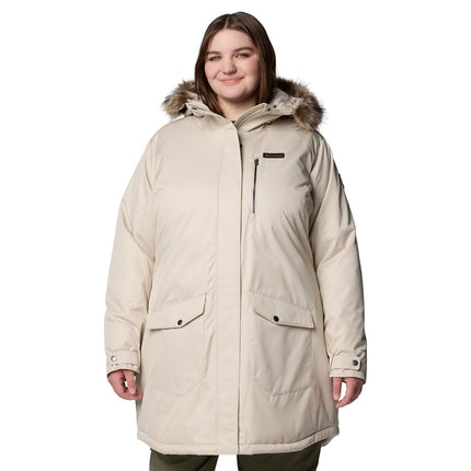 Columbia Women's Suttle Mountain Long Jacket, Dark Stone, X-Large