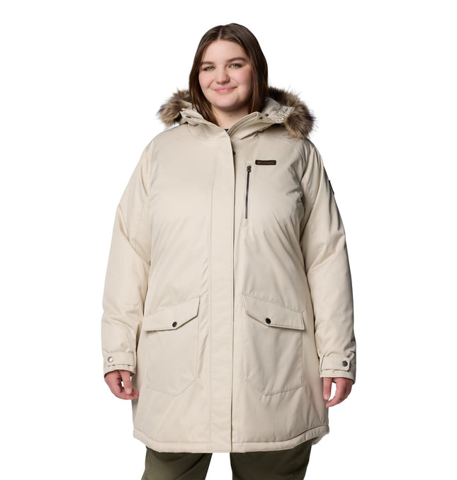 Doudoune longue isolée Columbia Suttle Mountain pour femme, Dark Stone, 3X Plus