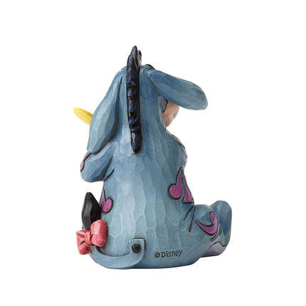 Enesco Disney Traditions by Jim Shore Winnie The Pooh Eeyore Holding Butterfly Miniature Figurine, 3.25 Inch, Multicolor
