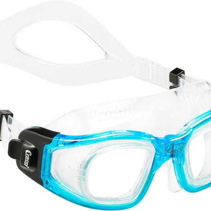 Cressi Galileo Goggles T/Glass Aquamarine - Adult 