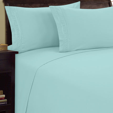 Elegant Comfort ® 1800 Thread Count CHAIN DESIGN E