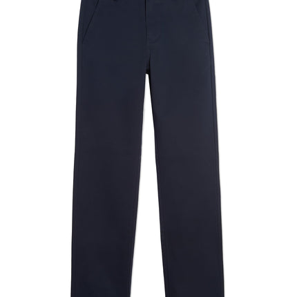 Nautica Boys Flat Front Stretch Twill Chino Khaki 