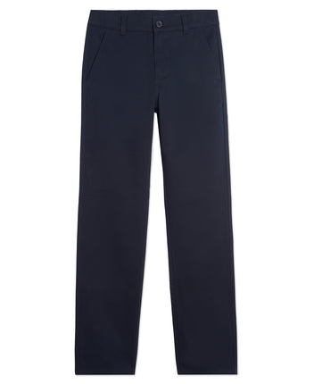 Nautica Boys Flat Front Stretch Twill Chino Khaki 