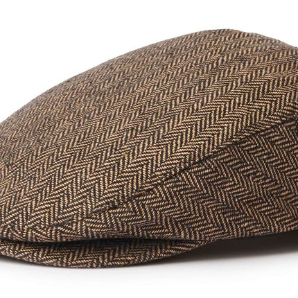 BRIXTON Hooligan snap Cap Flat, Brown/Khaki, XL