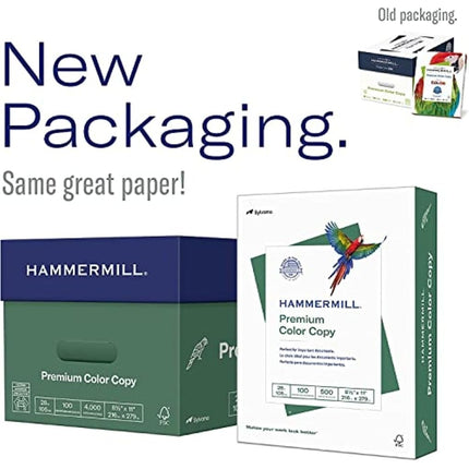 Hammermill Paper, Color Copy Digital, 28lb, 8.5 x 11, Letter, 100 Bright, 500 Sheets / 1 Ream (102467R), Made in the USA