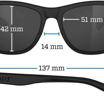 Tifosi Swank Single Lens Sunglasses (Brown Fade, Brown)
