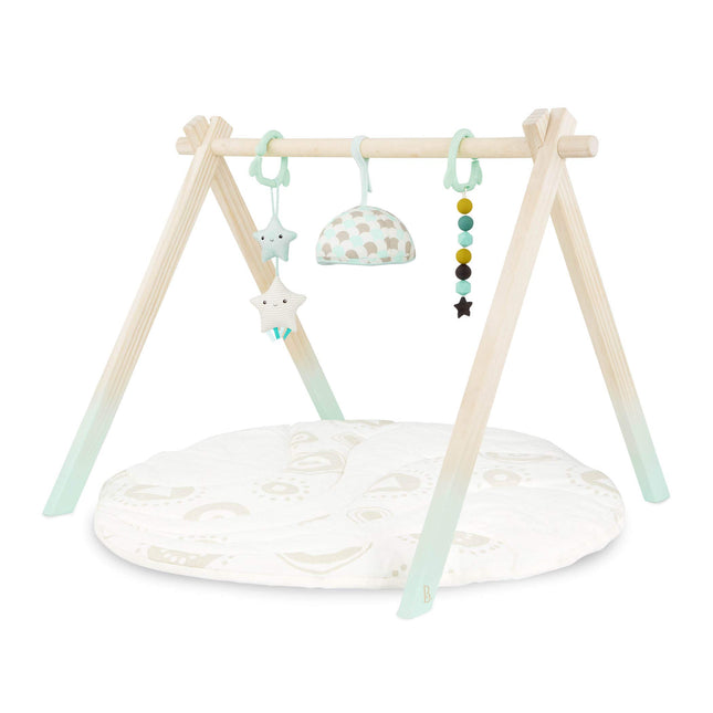 B. toys � Wooden Baby Play Gym � Activity Mat � St