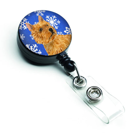 Caroline's Treasures Norwich Terrier Winter Snowfl