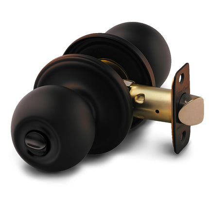 Copper Creek BK2030TB Ball Door Knob, Privacy Func