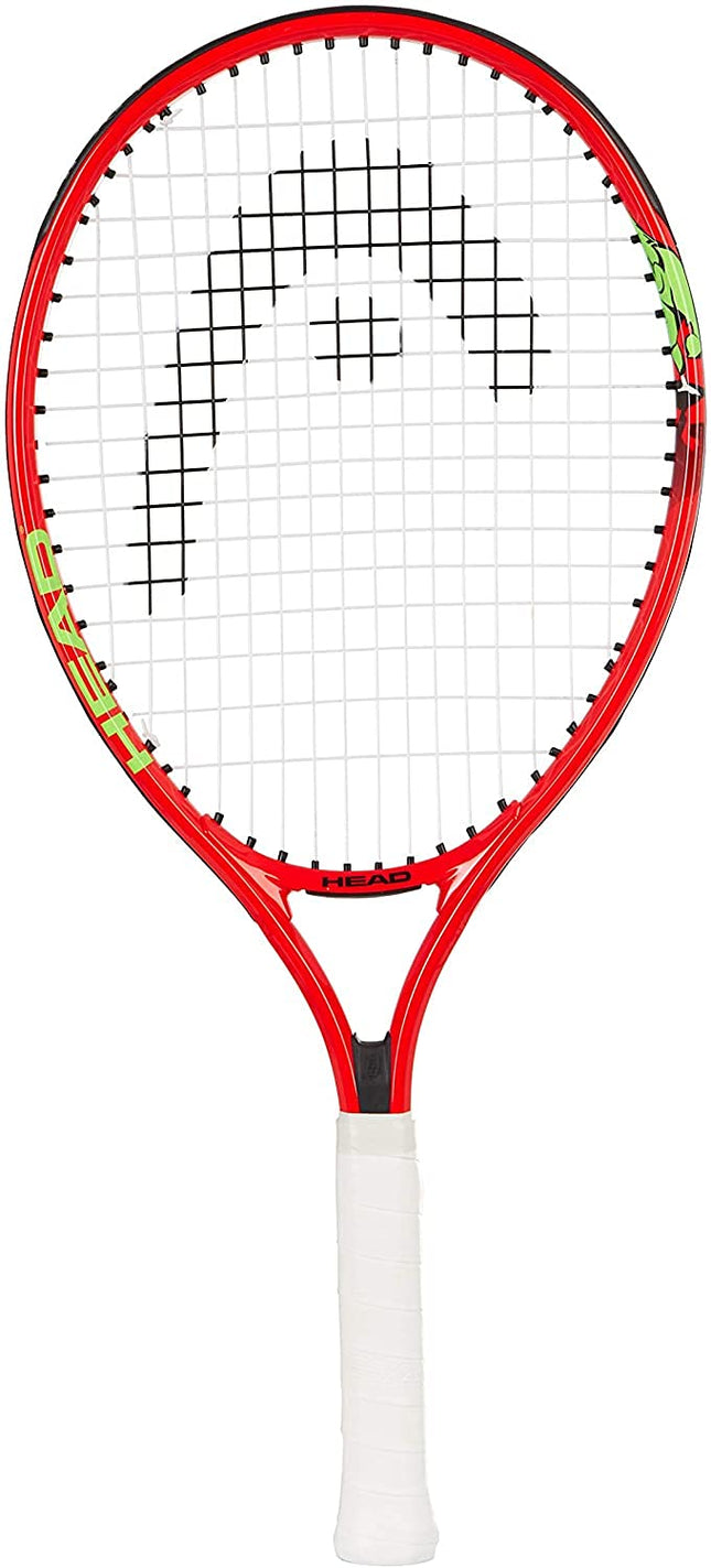 Raquette de tennis HEAD Speed Kids - Équilibrée en tête, pré-cordée, pour débutants, raquette junior - 21 pouces, rouge