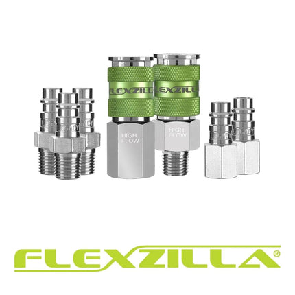 Flexzilla A53457FZ Hoses and Valves, Green with Silver and Silver, 1 Pack