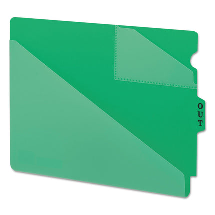 Smead End Tab Poly Out Guide, Two-Pocket Style, Ce