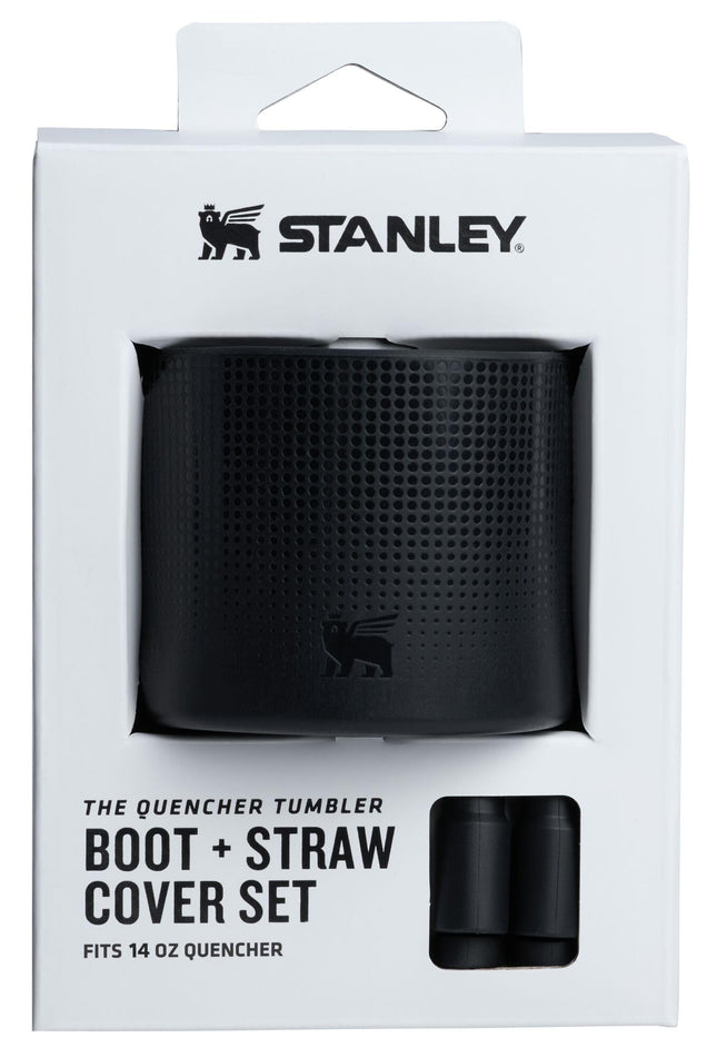Stanley Quencher Boot 400ml + Black Straw Cover 2.