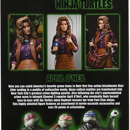 NECA 7" TMNT Ultimate April O'Neil Figure, Multicolor, 54206