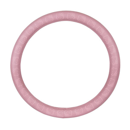 Sanrio Hello Kitty Pink Car Steering Wheel Cover, Universal Fit Cute Car Accessories for Women Styli