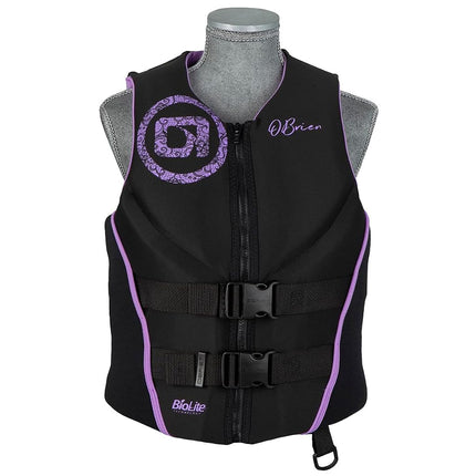 O'Brien Women's Traditional Neoprene USCGA Life Jacket, Orchid, Small