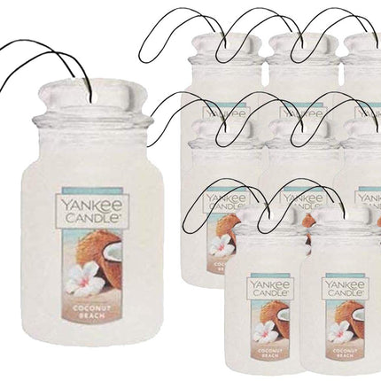 Yankee Candle Paper Car Jar, Coconut Beach (Pack o