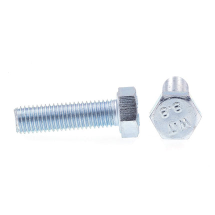 Prime-Line 9109371 Tornillo de cabeza hexagonal, métrico Clase 8.8, 1.0 X 25MM, acero cincado, paquete de 25, M7-1